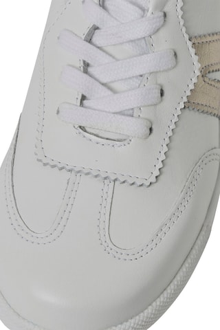 Zapatillas de piel - Blanco
