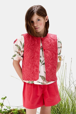 Chaleco reversible - Rosa