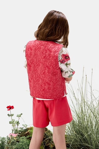 Chaleco reversible - Rosa