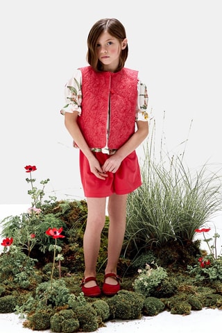 Chaleco reversible - Rosa