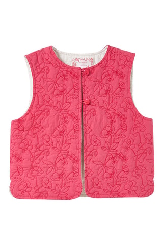 Chaleco reversible - Rosa