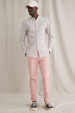 Pantalón chino slim fit - Rosa