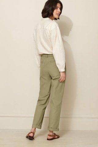 Pantalón chino - Verde claro