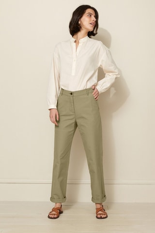 Pantalón chino - Verde claro
