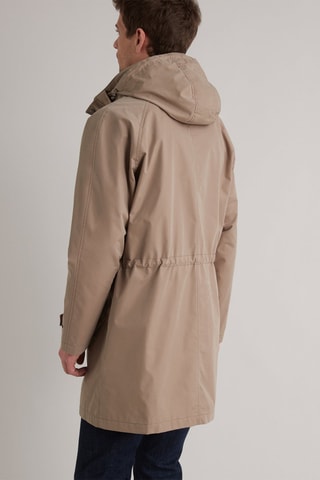 Parka con capucha - Beige oscuro