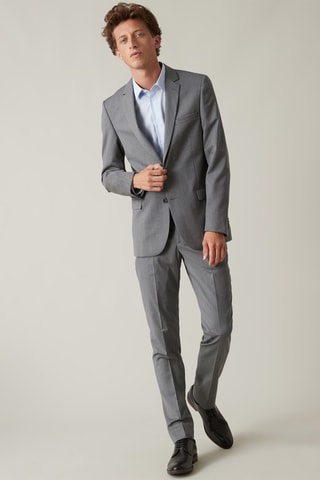 Chaqueta de lana - Gris jaspeado