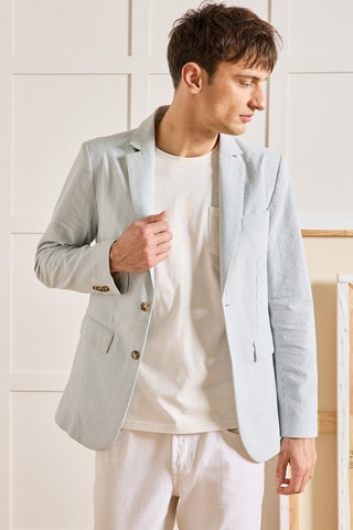 Chaqueta - Crudo y gris claro