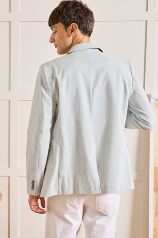 Chaqueta - Crudo y gris claro