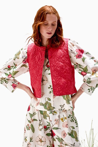 Chaleco reversible - Rosa