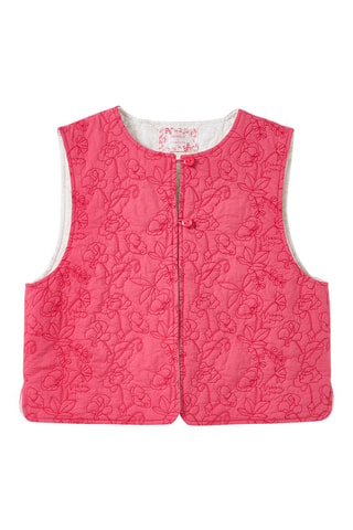 Chaleco reversible - Rosa