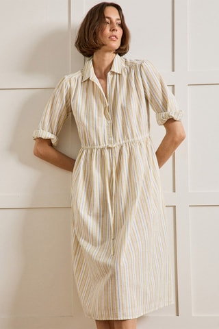 Vestido recto - Beige