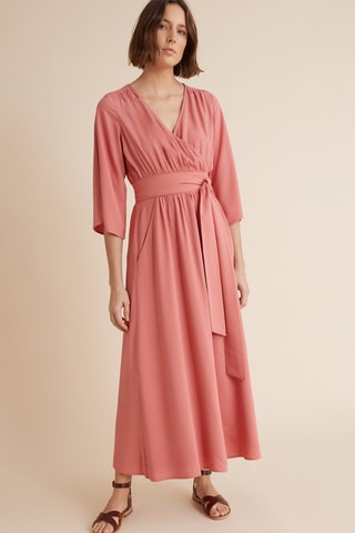 Vestido midi - Rosa