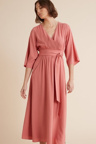 Vestido midi - Rosa