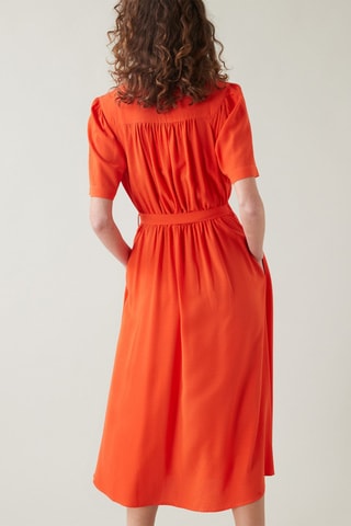 Vestido midi - Naranja