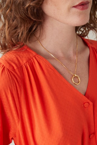 Vestido midi - Naranja