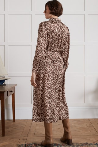 Vestido camisero - Marrón
