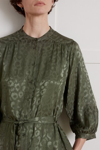Vestido camisero - Caqui