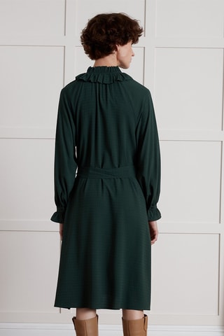 Vestido midi - Verde oscuro