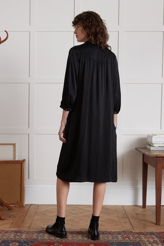 Vestido camisero - Negro
