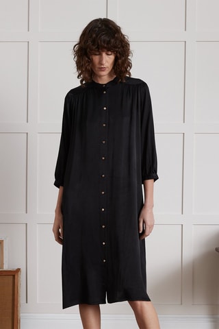 Vestido camisero - Negro