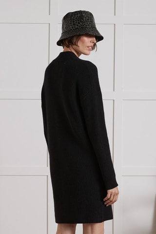 Vestido jersey - Negro