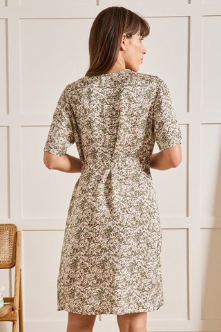 Vestido recto - Caqui