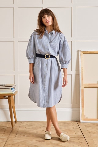 Vestido camisero - Azul claro