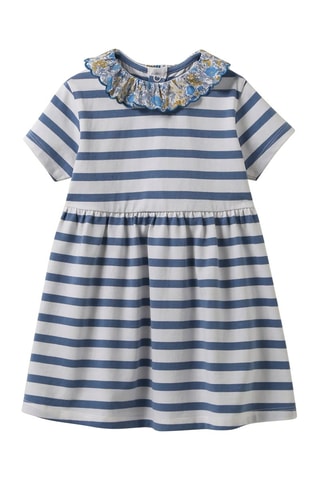 Vestido de algodón orgánico - Azul claro