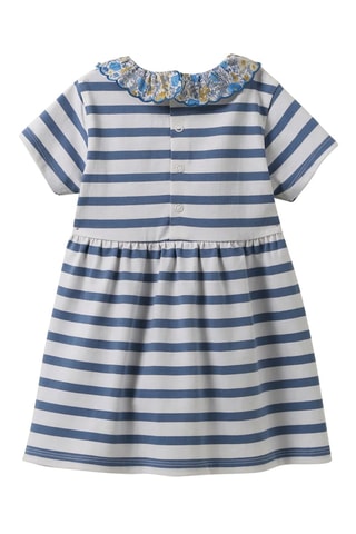 Vestido de algodón orgánico - Azul claro