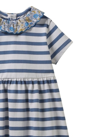 Vestido de algodón orgánico - Azul claro
