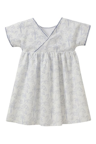 Vestido de lino - Blanco
