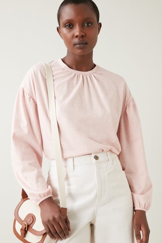 Camiseta de algodón orgánico - Rosa