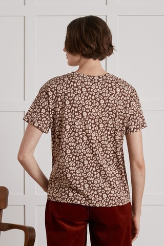 Camiseta de algodón orgánico - Marrón