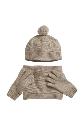 Conjunto de 3 piezas - Beige jaspeado