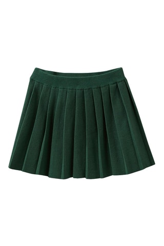 Falda plisada - Verde