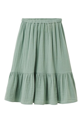 Falda de algodón orgánico - Verde