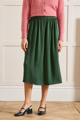 Falda midi - Verde