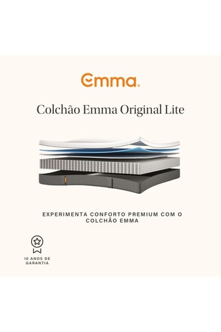 Colchão de molas Original Lite - Espessura 22 cm - Equilibrado - Emma