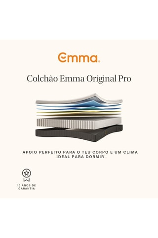 Colchão de molas Original Pro - Espessura 27 cm - Equilibrado - Emma