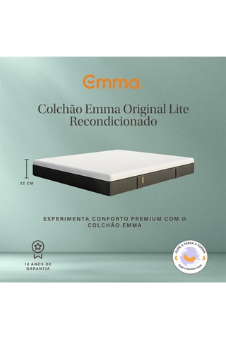 Colchão de molas recondicionado Original Lite - Espessura 22 cm - Médio - Emma