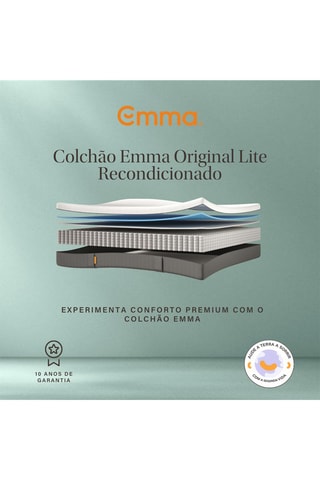 Colchão de molas recondicionado Original Lite - Espessura 22 cm - Médio - Emma