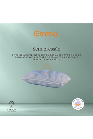Almofada microfibra Original Elite - 1,72 kg - Emma