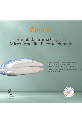 Almofada microfibra Original Elite - 1,72 kg - Emma