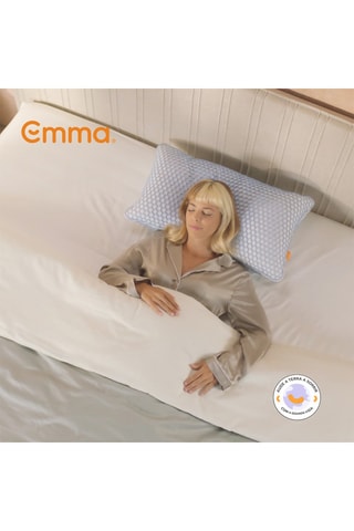 2 almofadas microfibra Original Elite - Branco - 1,72 kg - Emma