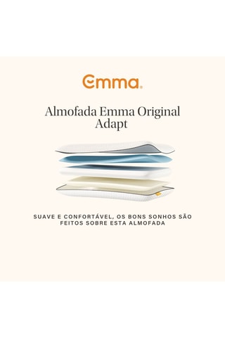 2 almofadas Emma Original Adapt - 2 kg - Branco