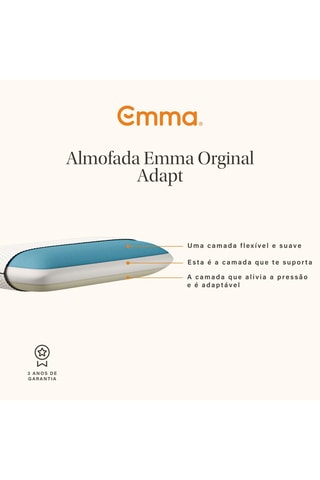 Almofada Original Adapt - Firme - 1,22 kg - Emma