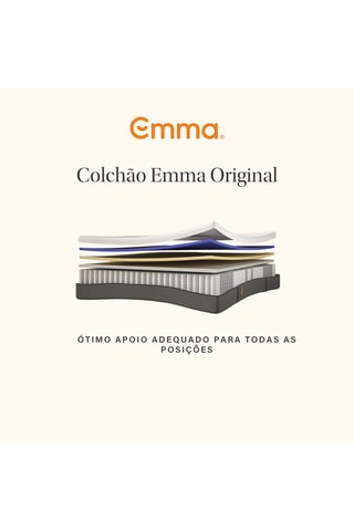 Conjunto de cama Emma Cocoon Lite e colchão Emma Original