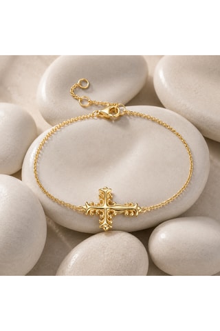 Bracciale - Argento placcato oro giallo