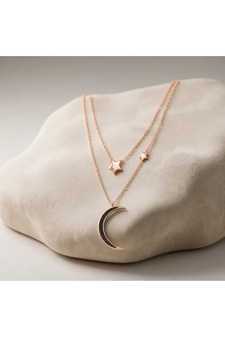Collana - Argento laminato oro fino rosa
