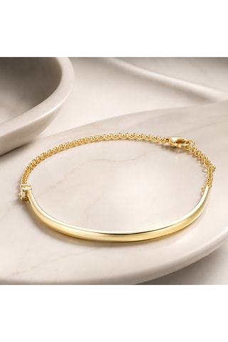 Bracciale - Argento laminato oro fino giallo